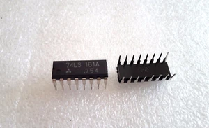4 contadores binarios síncronos de 4 bits 74Ls161A Panasonic - Matsushita Co. Ltd - Imagen 1 de 2