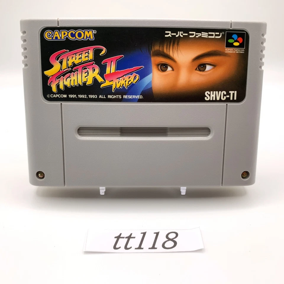 STREET FIGHTER II 2 TURBO Nintendo SFC Super Famicom SHVC-T1 Game Soft tt118 - Image 1 of 4