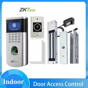 Access Control KIT Zkteco Fingerprint Door Lock Magnetic Access ID Card Pass - Picture 1 of 10