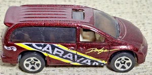 DODGE CARAVAN/ 1998 Hot Wheels First Editions Series / Burgundy Metalflake - Picture 1 of 11
