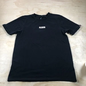 A4667 Men’s XL Shirt Ellesse Black Short Sleeve Crew Neck Athletic - Picture 1 of 8