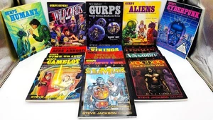 Vintage GURPS Steve Jackson Games 15 Book Lot - RPG - Free Ship - Picture 1 of 22