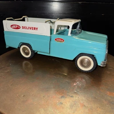 Vintage 1962 Tonka Jet Delivery Pickup Truck ((ORIGINAL BLUE PAINT)) - Image 1 of 4