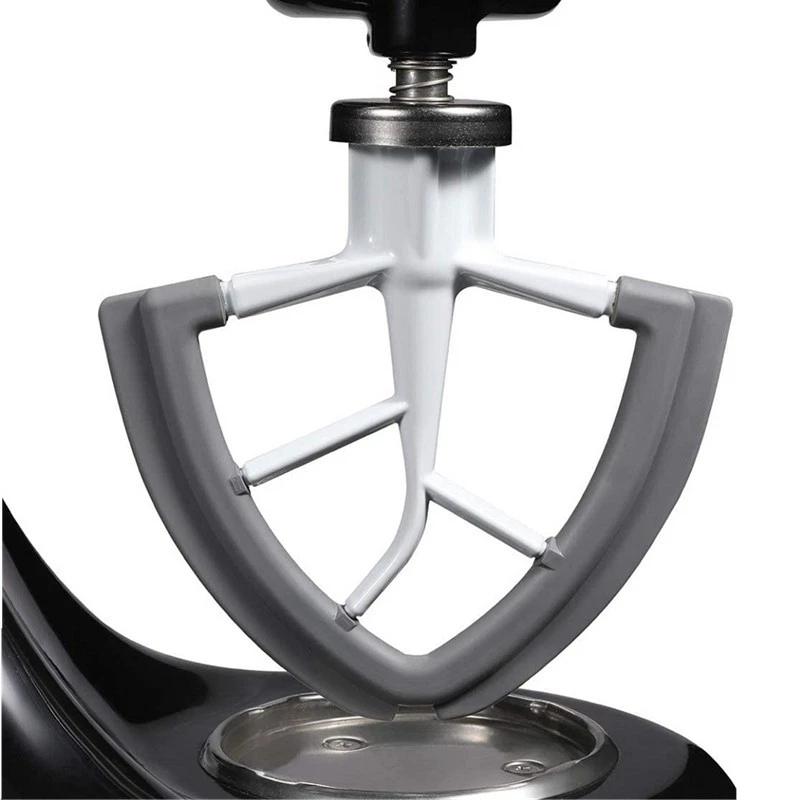 Silicone Mixer Paddle Edge Beater with Scraper For Kitchenaid Tilt-Head 4.5-5QT - Image 1 of 4