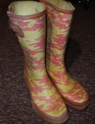 Женские резиновые водонепроницаемые ботинки WESTERNCHIEF розовые размер 10 - Изображение 1 из 4