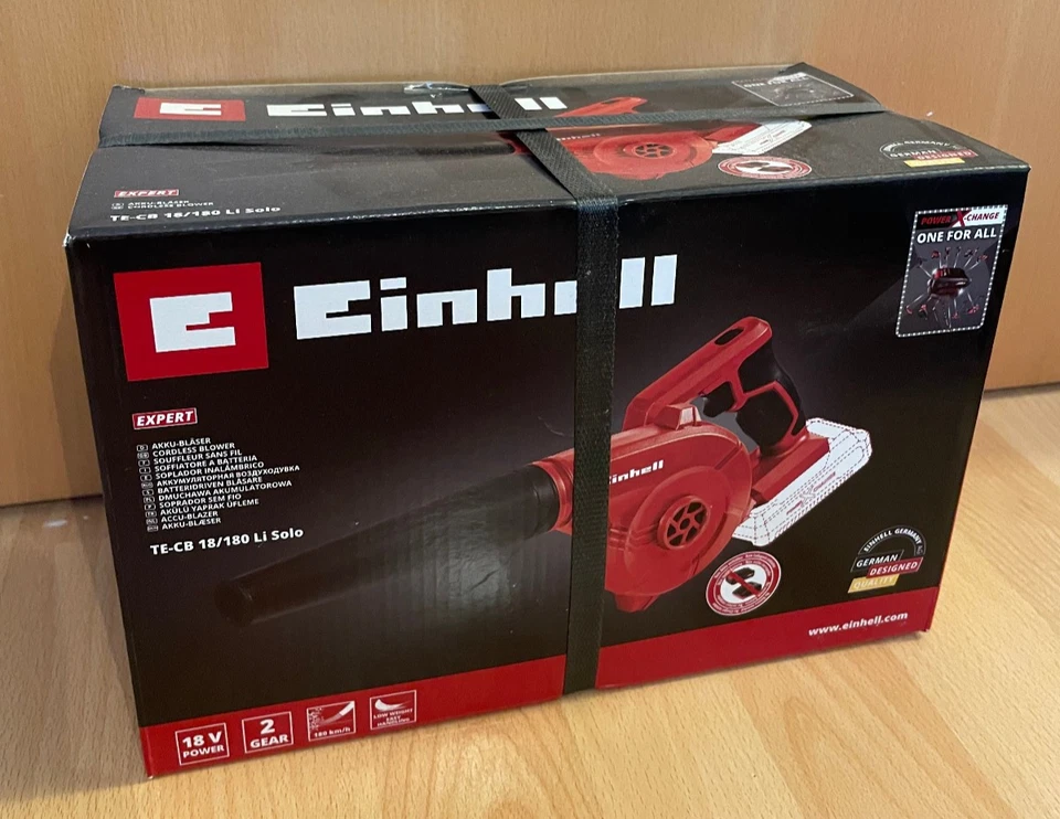 Einhell Expert Akku-Bläser TE-CB 18/180 Li Solo 18 V ohne Akku NEU - Bild 1 von 1