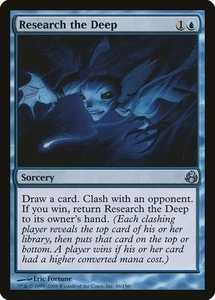 1x Research the Deep - LP - Lorwyn Block - SPARROW MAGIC - Picture 1 of 1