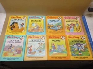 Vintage Walt Disney Fun To Read Library Beginning Reader Books Lot of 8 - Bild 1 von 10
