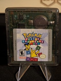 Nintendo Game Boy Color Pokemon Puzzle Challenge Tested Authentic