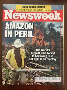 Newsweek Magazine January 30 1989 Amazon in Peril Bush Takes Charge - Picture 1 of 1