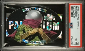 MYSTERIO PSA 8 2022 Skybox Marvel Metal Universe Spider-Man Palladium #30 - Picture 1 of 2