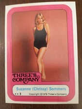 1978 Topps (Three's Company) #3 Suzanne Chrissy Sommers (MINT)
