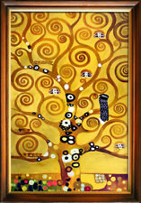 Gustav Klimt Gemälde Bild Bilder Handarbeit Kunst Abstrakt Ölbild Rahmen G04450