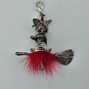 Kettenanhänger Schlüsselanhänger Hexe Beste Freundin Best Friends Rot Silber NEU - Bild 1 von 8