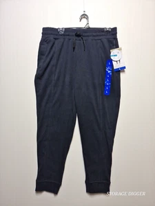 Mondetta Cozy Warm Jogger Women's Large Black Stretch Elastic Waist Side Pockets - Picture 1 of 14