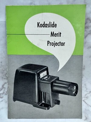 Manual de instrucciones del proyector Kodak Kodaslide Merit folleto original Foto 1 de 4