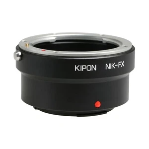 KIPON Adapter for Nikon F Mount Lens to Fuji X XF Camera X-Pro1 X-E1 X-T1 X-M1 - Picture 1 of 5