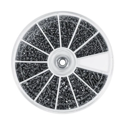 600pcs Assorted Small Micro Tiny Screw Nut Stainless Steel M1 M1.2 M1.4 M1.6 HSM - image 1 of 4