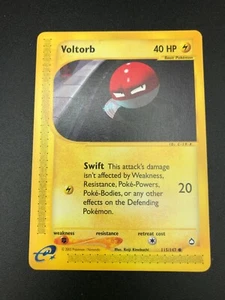 Voltorb 115/147 Common Pokemon Aquapolis Vintage WOTC E Series NM 2003 - Picture 1 of 3