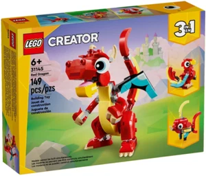 NUEVO SELLADO Lego Creator 3en1 Red Dragon Set 31145 - Imagen 1 de 1