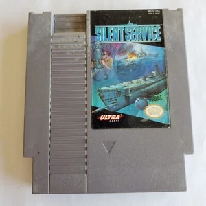 Silent Service (Nintendo Entertainment System, 1989) Tested And Working, READ - Picture 1 of 3