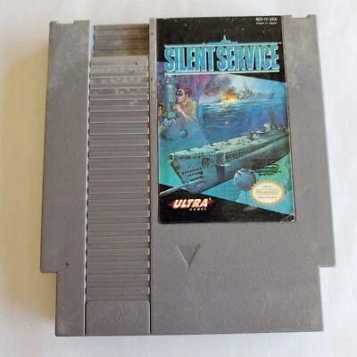 Silent Service (Nintendo Entertainment System, 1989) Tested And Working, READ - Image 1 of 3