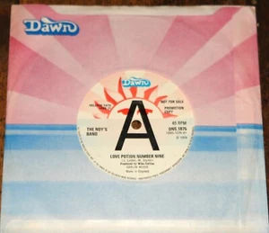 THE NOY'S BAND ~ LOVE POTION NUMBER NINE b/w ELDORADO ~ UK DAWN PROMO 7" 1974 - Picture 1 of 8
