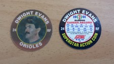 1991 7-11 Slurpee Atlantic Coin #2 Dwight Evans Orioles