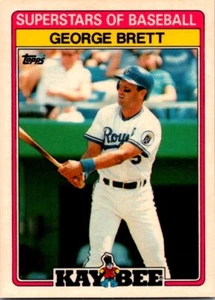 1989 Topps Kay-Bee Superstars of Baseball Baseball #2 George Brett - Imagen 1 de 1