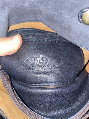 Bandolera Patricia Nash Azul Marino Cuero Flecos Boho Western Correa Ajustable Foto 1 de 4