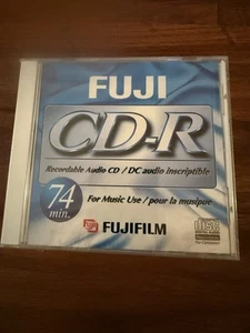 Fujifilm 74 Minute CD-R, 2, New, Factory Sealed, Recordable - Bild 1 von 2