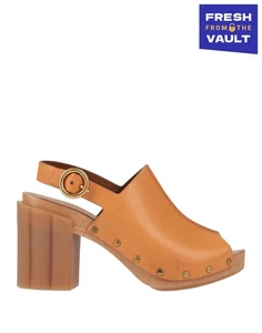 RRP€750 STELLA McCARTNEY Mule-Clog Shoes US7 UK4 EU37 Studs Buckle Made in Italy - Picture 1 of 10