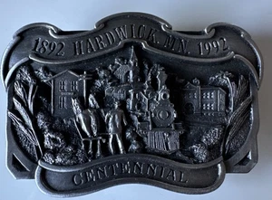 Hardwick MN Fibbia per Cintura Centenario 1892-1992 Edizione Limitata di 250 - Foto 1 di 4