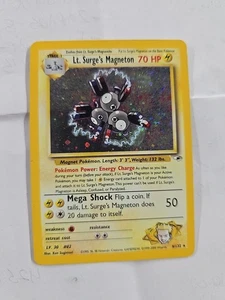 Lt Surge's Magneton 8/132 Gym Heroes Holo Pokemon raro come nuovo - Foto 1 di 5