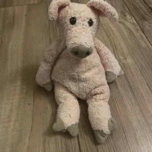 Jellycat Baby Bunglie Pig Tiny Bunglie Pink Pig Vintage Ritirato 7" - Foto 1 di 5