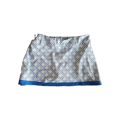 Champion C9 Athketic Golf Tenis Falda Skort Blanco Azul Grande ENVIADO RÁPIDAMENTE Foto 1 de 4