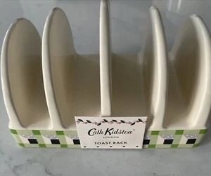 Cath Kidston Christmas Dolls House Toast Rack-Stoneware-Spice Village Theme-NEW - Picture 1 of 5