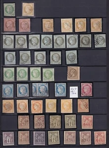 French Colonies collection of 49 CLASSIC stamps / HIGH VALUE! - Picture 1 of 1