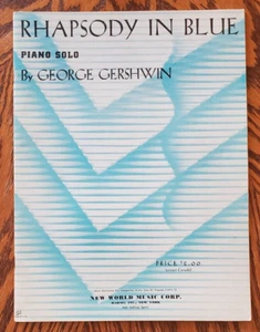 Vintage Noten - Rhapsodie in blau von George Gershwin - 1927 - Klavier Solo - Bild 1 von 3
