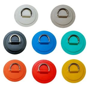 4 piezas hebilla de cuerda de barco acero inoxidable anillo en D tablero cuerda accesorios de fijación (blanco) - Imagen 1 de 4