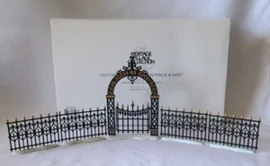 Dept. 56 Village Accessories - Victorian Wrought Iron Fence and Gate 56-52523 - Picture 1 of 7
