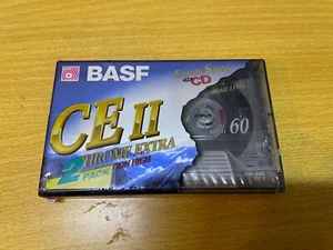 BASF Chrome Extra CE II 60 Audio Cassette Tape NEW Made in Germany - Picture 1 of 3