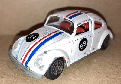 Politoys W2 Herbie Il Maggiolino Tutto Matto Walt Disney 1:43 Volkswagen Beatle - Immagine 1 di 4