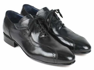 Paul Parkman Handmade Lace-Up Casual Shoes For Men Black (ID#84654-BLK) - Picture 1 of 1