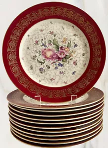 Rosenthal, Selb Germany, US Zone, 1945-1949, 73892, Dinner Plates, Set of 12 - Picture 1 of 6