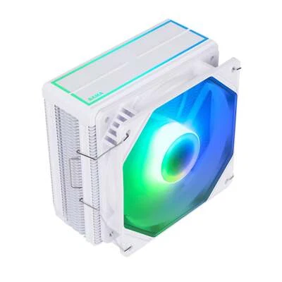 SAMA KA400DW Air Fan CPU Cooler RGB AMD AM2 AM2+ AM3 AM3+ AM4 AM4+ AM5 White - Image 1 of 4