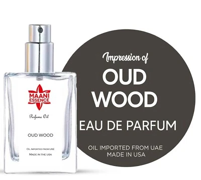 Maani Essence Woody Oud , Our Impression of Oud Wood Parfum Long lasting 8-12 - Image 1 of 3