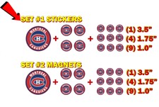 14 Montreal Canadiens Stickers Logo pc Sport Games ps New Stickers | Magnets