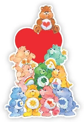 The Care Bears Iron On Transfer - Camiseta + Telas de colores claros y oscuros #19 Foto 1 de 4