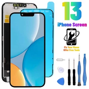 For iPhone 13 LCD Screen Replacement Touch Digitizer Display High Quality Frame - Picture 1 of 12